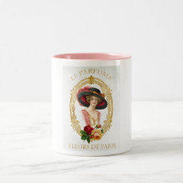 Vintagens Fransk Två-Tonad Mugg