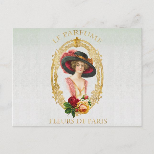 Vintagens Fransk Vykort (Framsida)