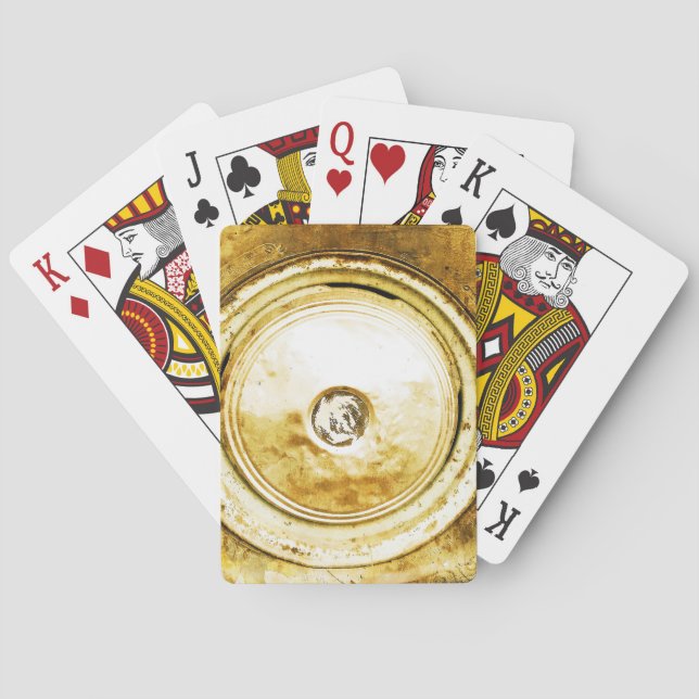 Vintagens gamla hjul på klassiska bilar casinokort (Baksidan)