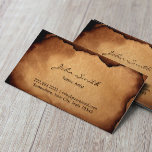 Vintagens gamla Pappra tatueringskonst Visitkort<br><div class="desc">Vintage Gamla Affärskort för Papper TattoArt.</div>