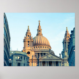 Vintagens gåva till St Paul's Cathedral London Poster