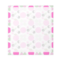 Vintagens geometriska Ljusa rosa och Oliv grönt