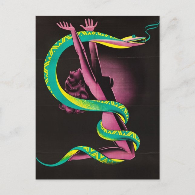 Vintagens grafikkort vykort (Framsida)