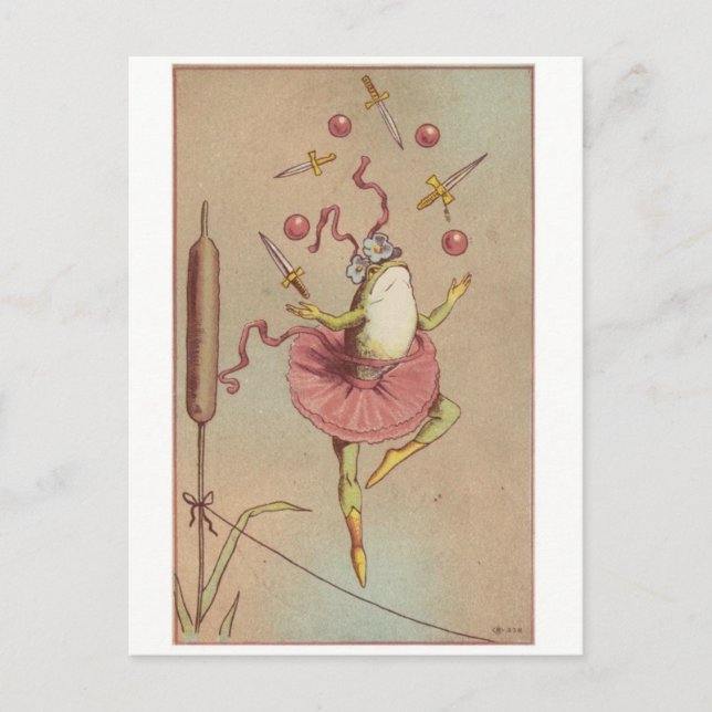 Vintagens grafikkort vykort (Framsida)