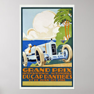 Vintagens Grand Prix-Tävla Poster