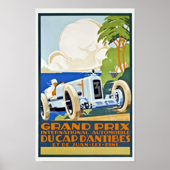 Vintagens Grand Prix-Tävla Poster (Framsidan)