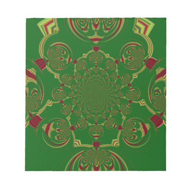 Vintagens Grönt Anteckningsblock (Framsida)