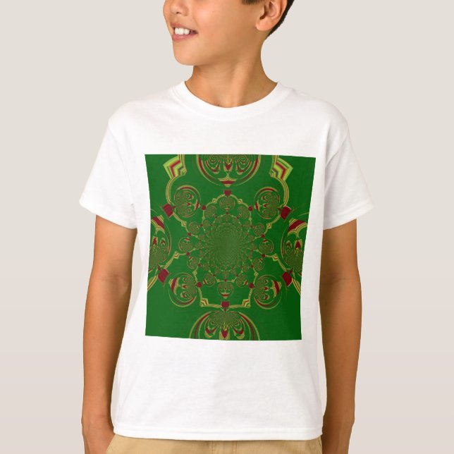 Vintagens Grönt Tee Shirt (Framsida)