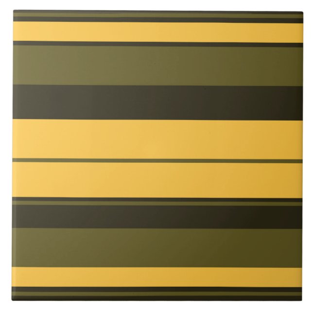 Vintagens Gult Kakelplatta (Framsidan)