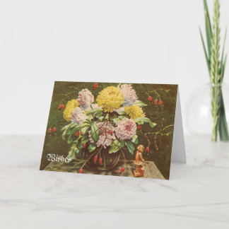 Vintagens hälsningskort kort