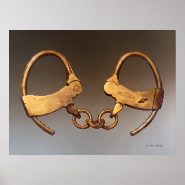 Vintagens handfängsel poster (Framsidan)