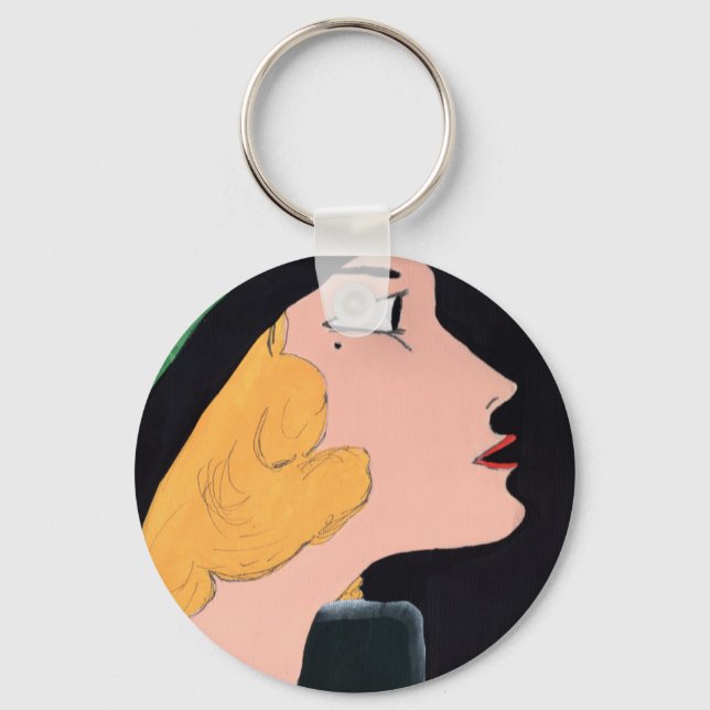 Vintagens Har Söknyckelkedjan Nyckelring (Framsida)