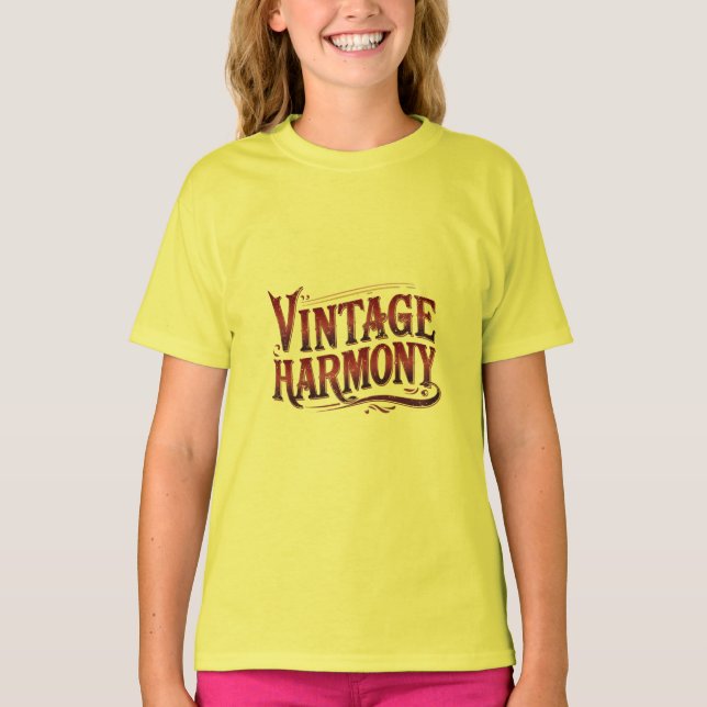 Vintagens harmoni t shirt (Framsida)