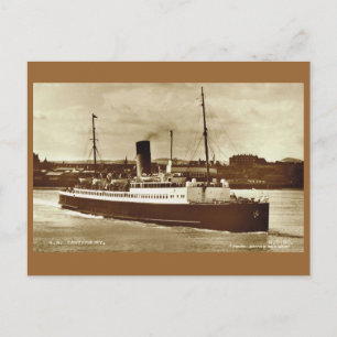 Vintagens historiska fraktaser, "SS Canterbury" Vykort