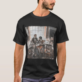 Vintagens illustration av magasin t shirt