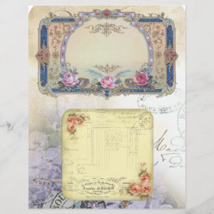 Vintagens inmatade designetiketter