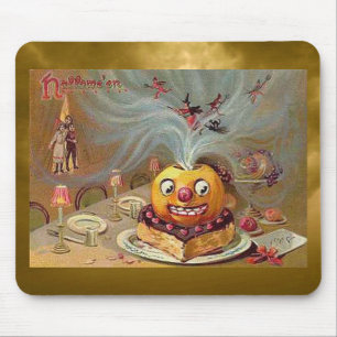 Vintagens Jack o'Lantern med vitsar Musmatta