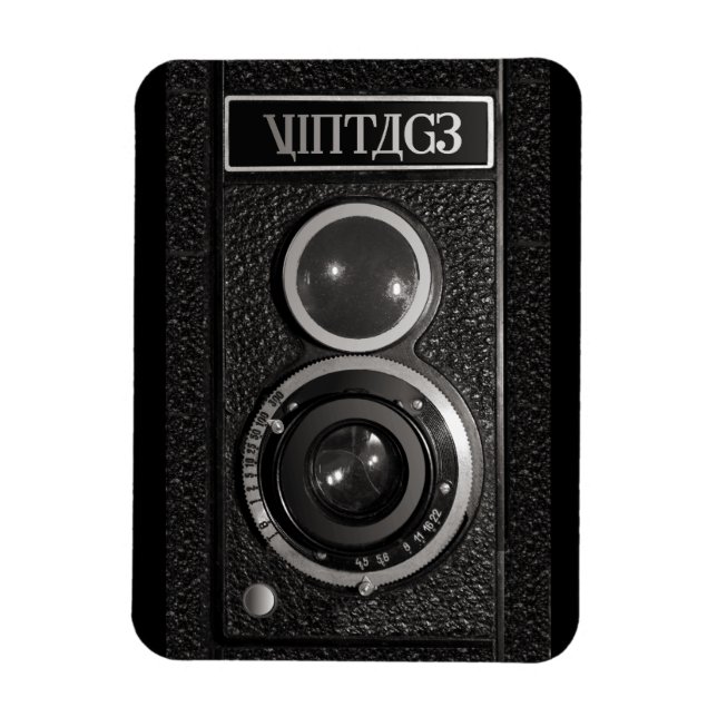 Vintagens kameraeffekt på flexibla magneter (Vertikal)