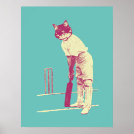 vintagens katttryckare poster