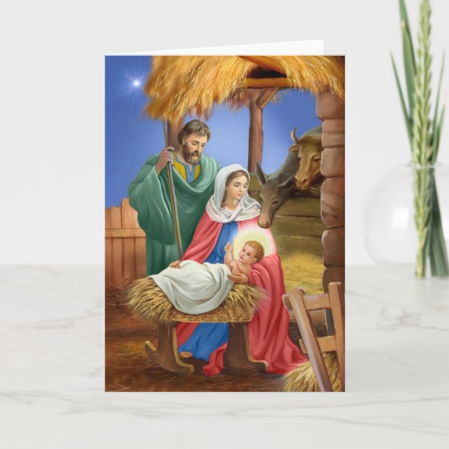 Vintagens kreativitet x-mas-design helgkort (Framsida)