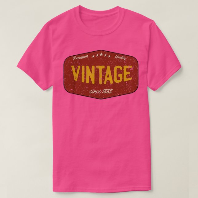 Vintagens kvalitet t shirt (Design framsida)
