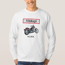 Vintagens Långärmad överst T Shirt