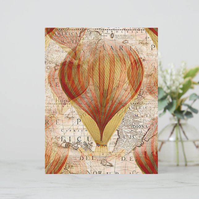 Vintagens luftballong (Stående Fram)