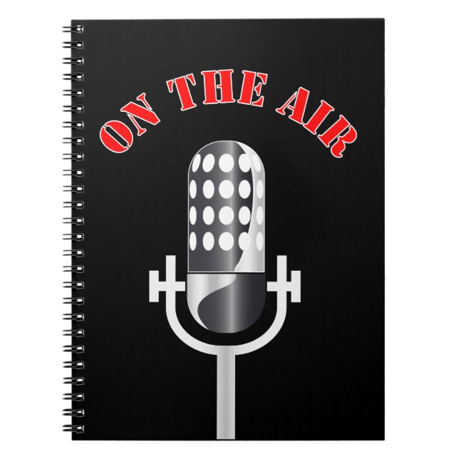 Vintagens mikrofon anteckningsbok (Framsidan)