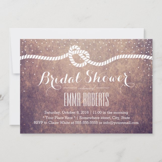 Vintagens Möhippa Konfetti-punkter Gifter sig Inbjudningar (Framsida)