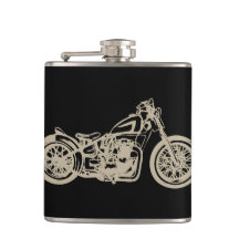 Vintagens motorcykelillustration
