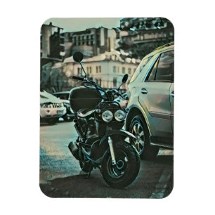Vintagens motorcykelpresent magnet