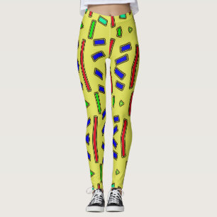 Vintagens multifärgad "Ratti_Kreativ_Arts" Legging