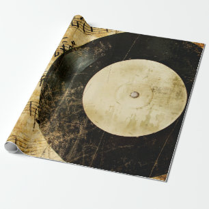 vintagens musikbakgrund presentpapper