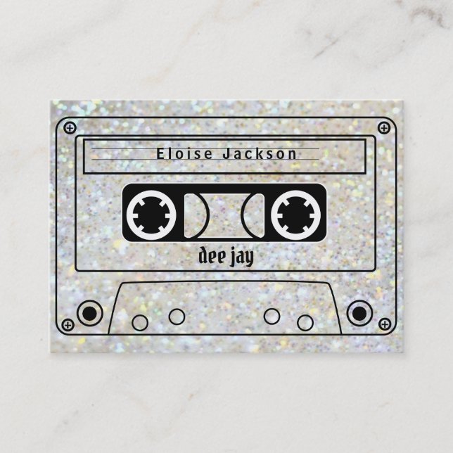 vintagens musikbanddesign visitkort (Framsida)