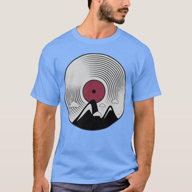 vintagens musikmontära vänner t shirt (Framsida)