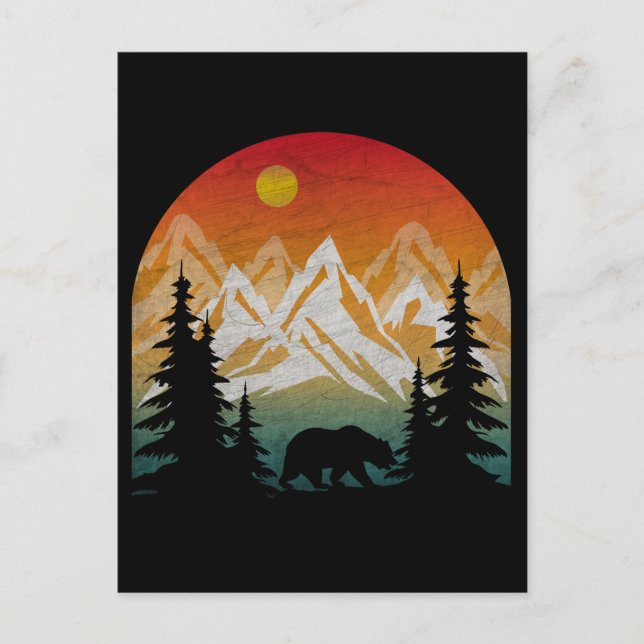 Vintagens naturgummi vykort (Framsida)