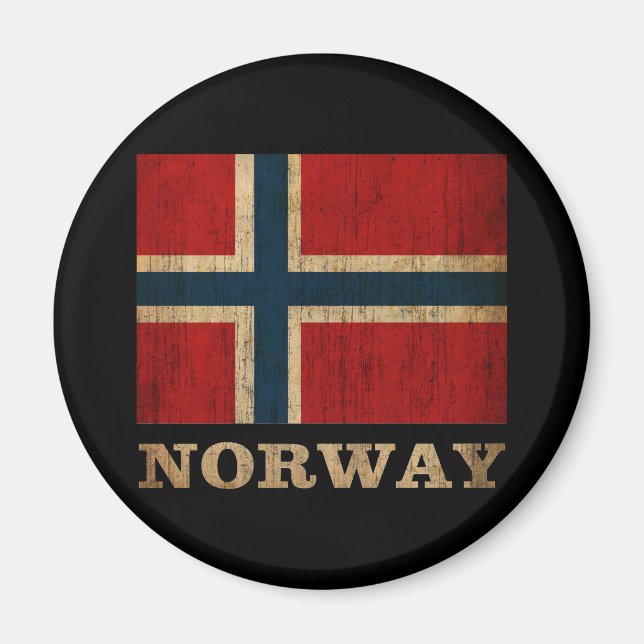 Vintagens Norge Magnet (Framsidan)