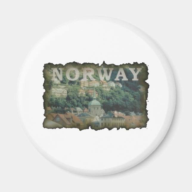 Vintagens Norge Magnet (Framsidan)