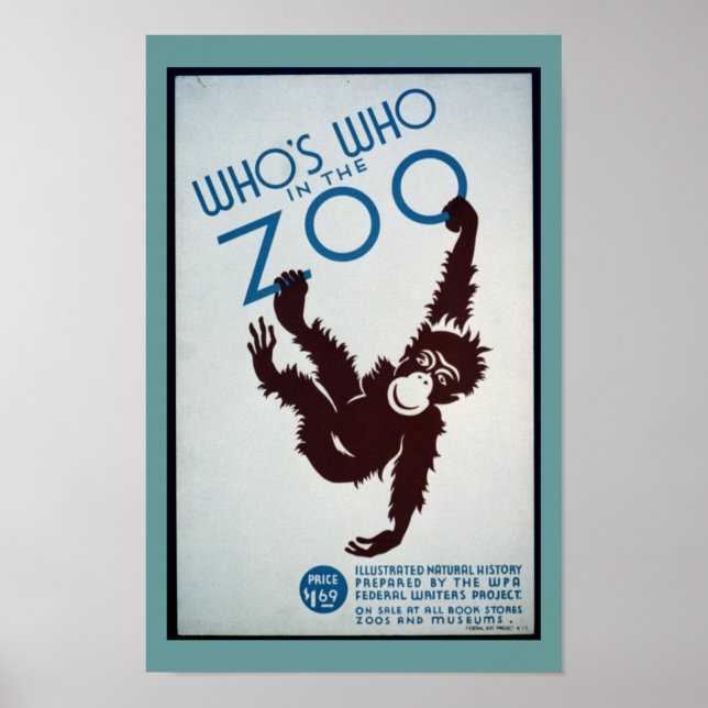 Vintagens nyckelzoo Poster (Framsidan)