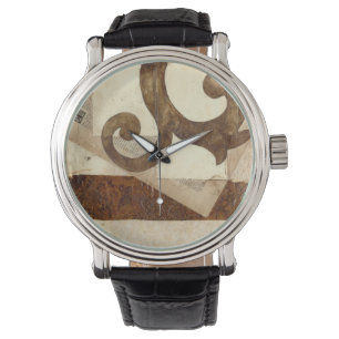 Vintagens nyhetsbläddring armbandsur