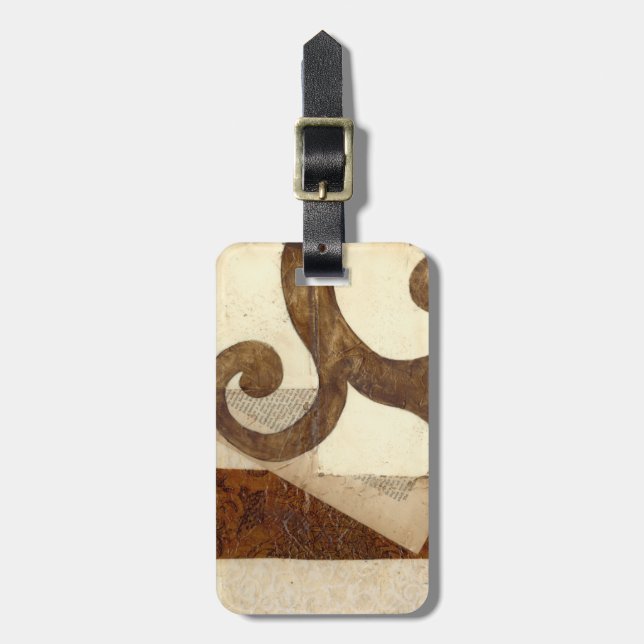 Vintagens nyhetsbläddring bagagebricka (Vertikal Framsida)