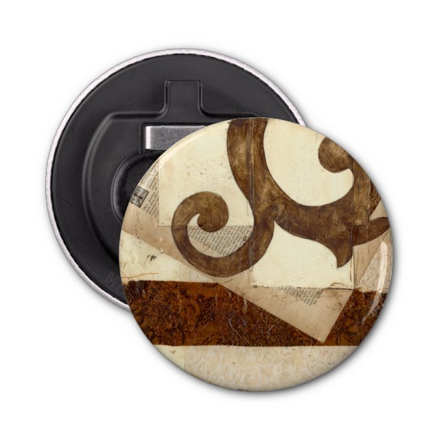 Vintagens nyhetsbläddring flasköppnare (Framsidan)