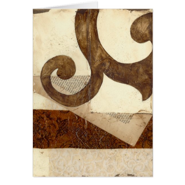 Vintagens nyhetsbläddring hälsningskort (Framsidan)