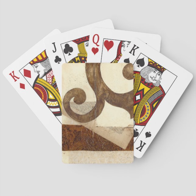 Vintagens nyhetsbläddring kortlek (Baksidan)