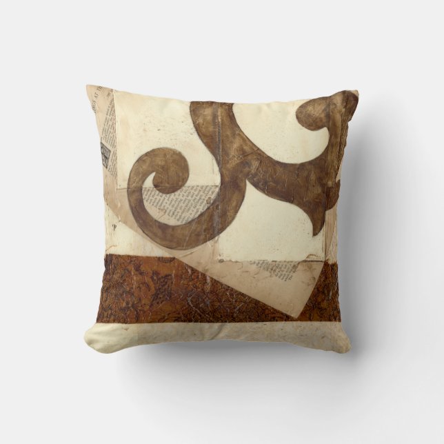 Vintagens nyhetsbläddring kudde (Framsida)