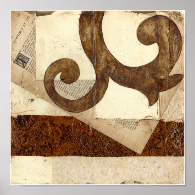 Vintagens nyhetsbläddring poster (Framsidan)