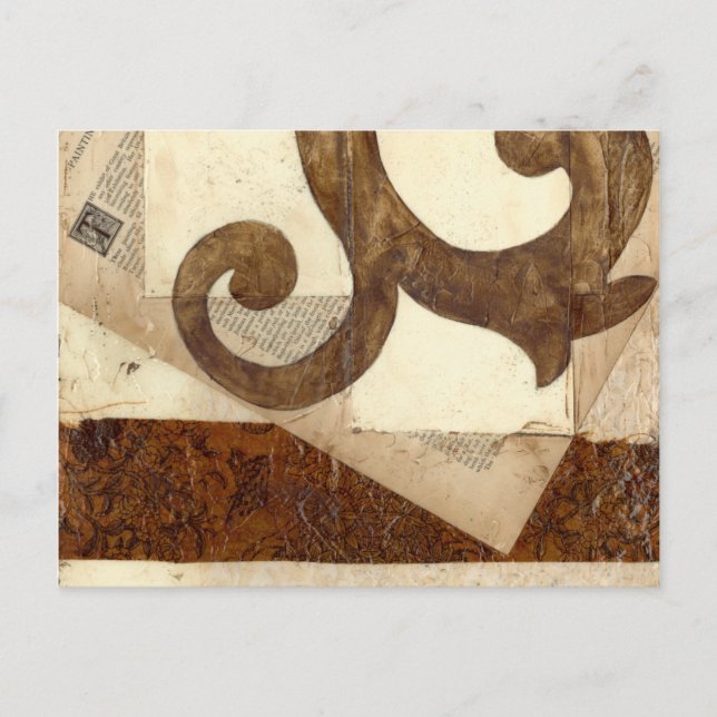 Vintagens nyhetsbläddring vykort (Framsida)