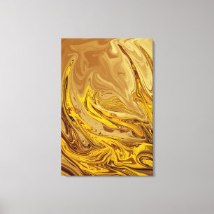 Vintagens Oljemålning   Bästa moderna abstrakt kon Canvastryck