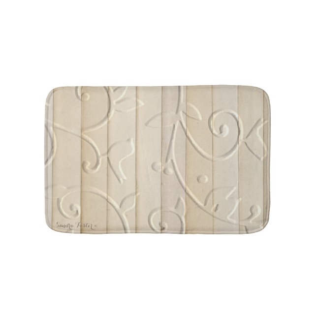 Vintagens Pappra remsa Badrumsmatta (Framsidan)