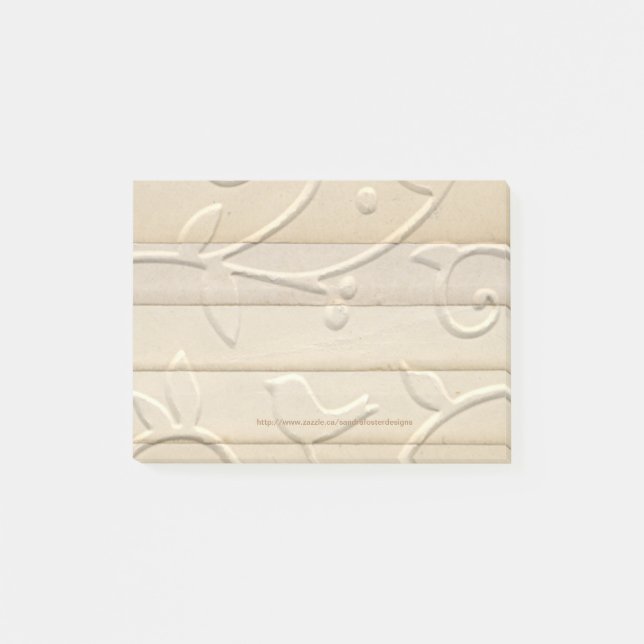 Vintagens Pappra remsa Post-it Block (Framsida)